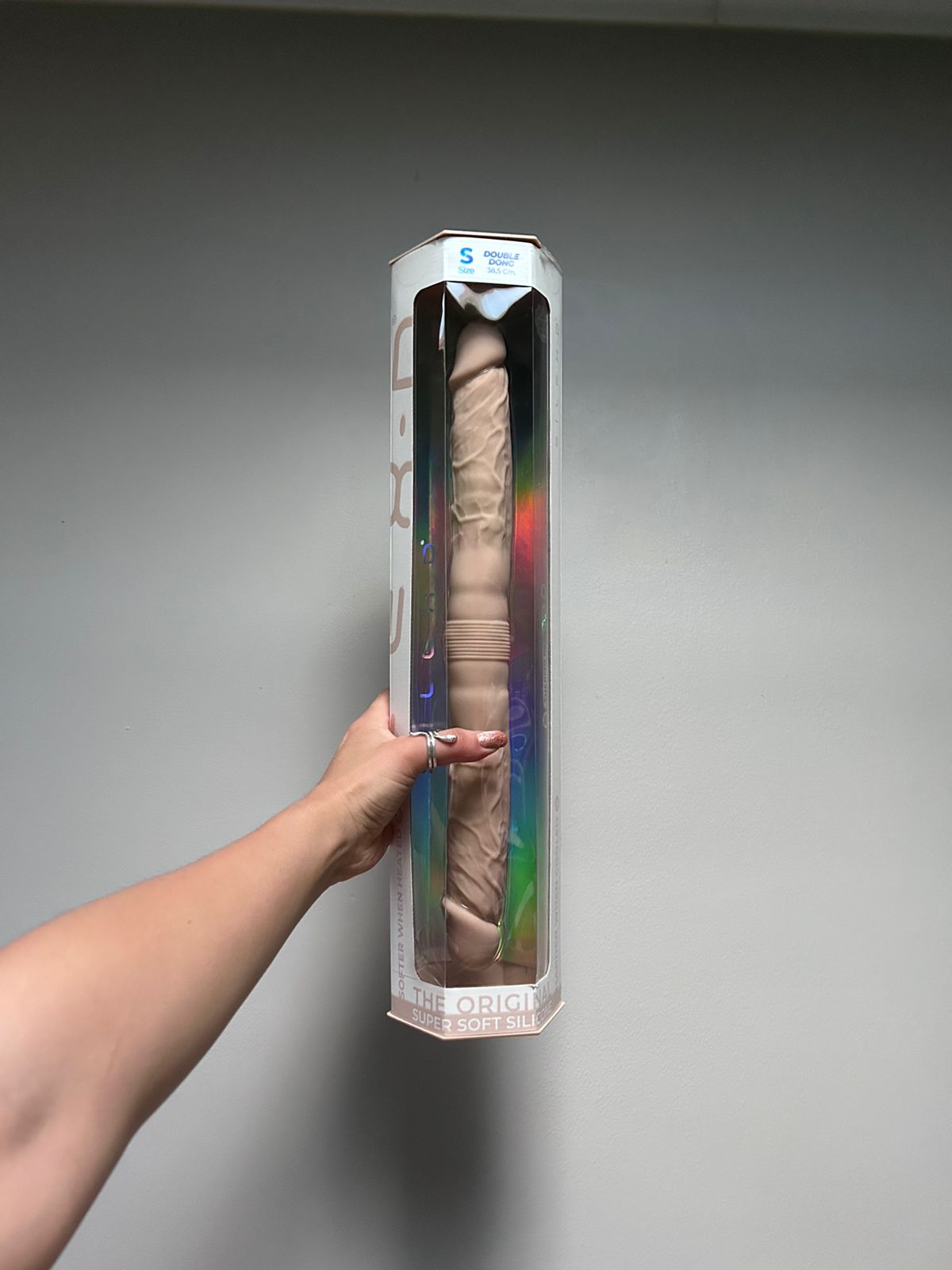 Dildo Doble Silicona SilexD 38,5 cm – Doble Penetración y Sensación Realista