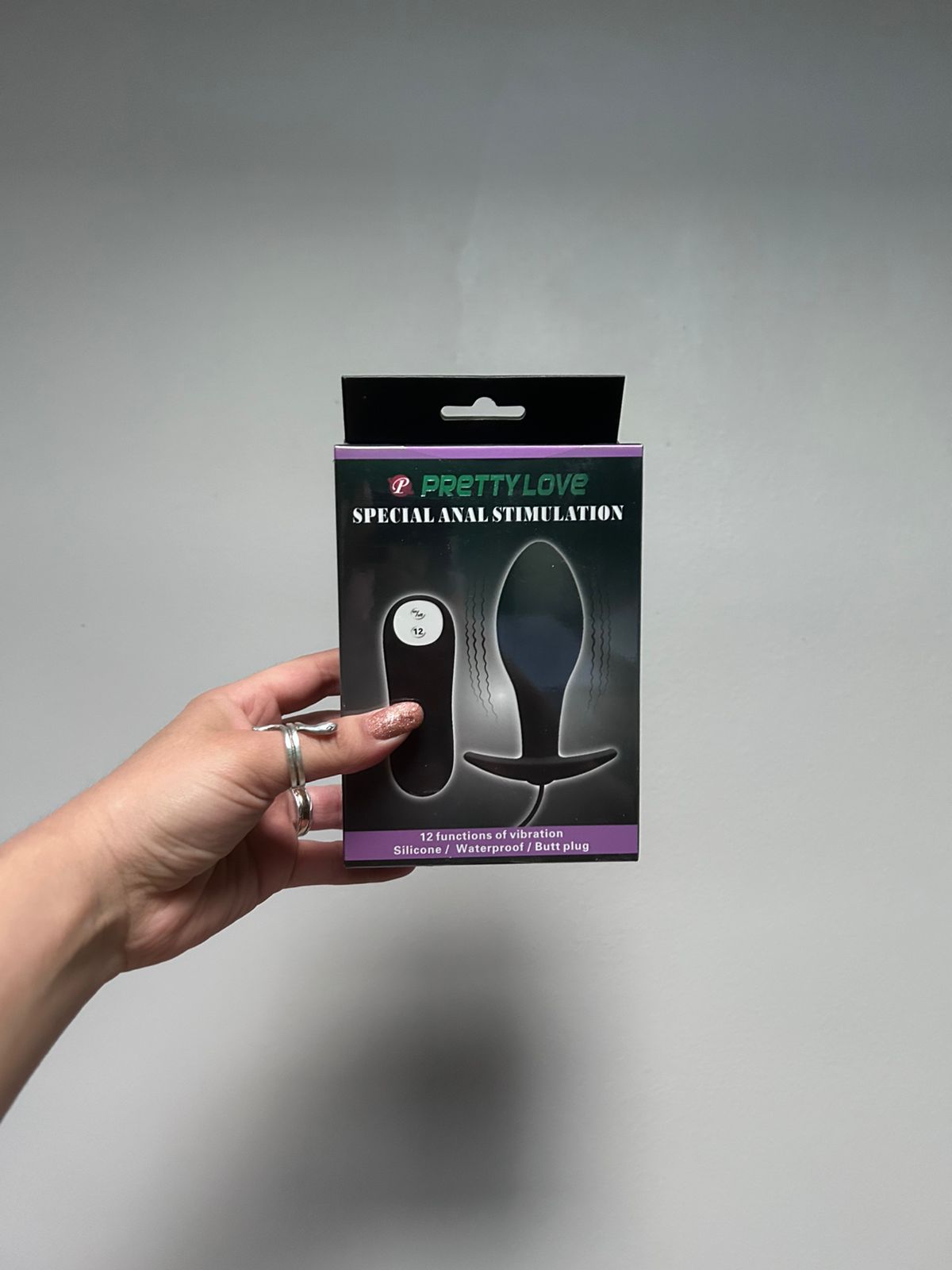 Vibrador Plug Anal Pretty Love con Control – Estimulación Intensa y Control Total