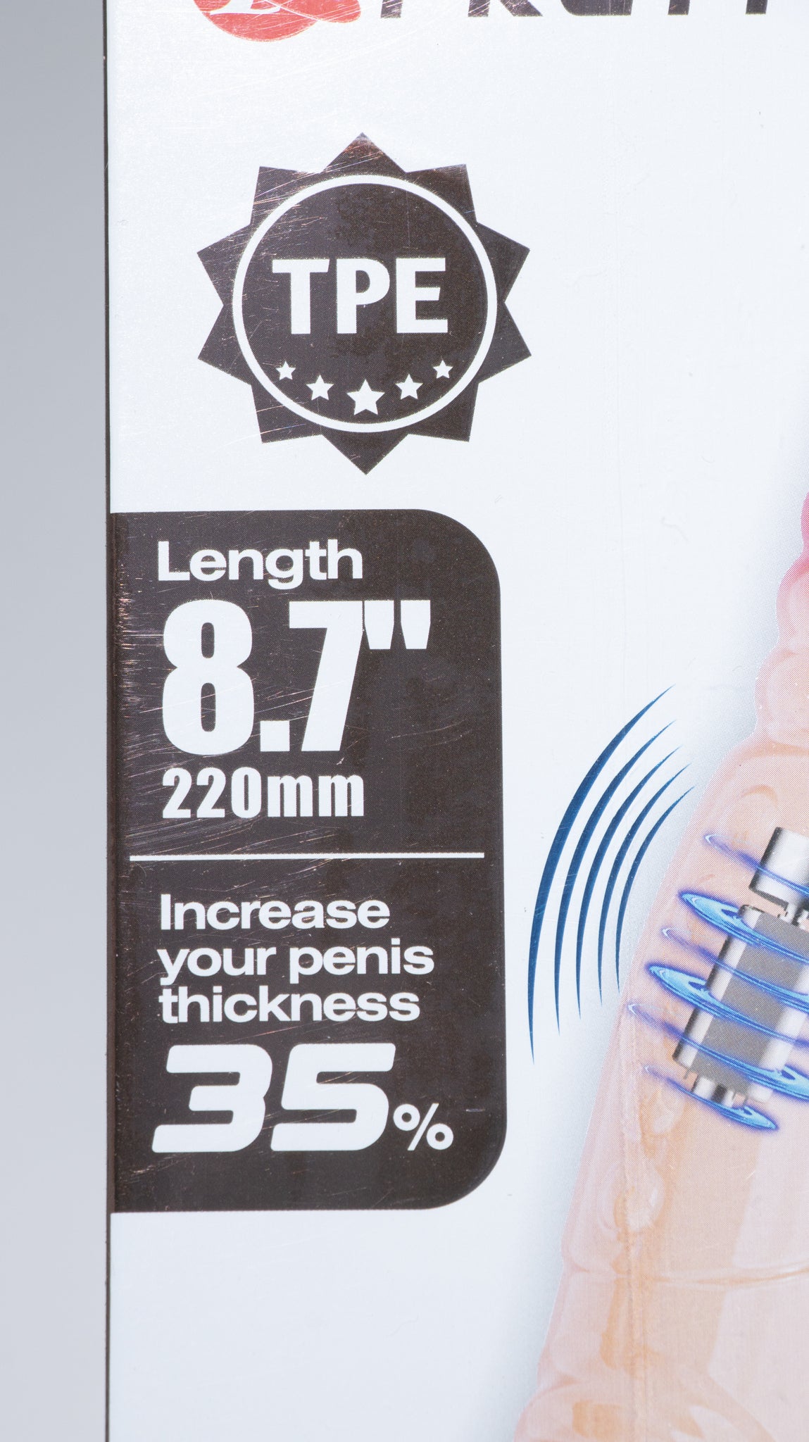 Funda extensora vibratoria 22 cm Pretty Love