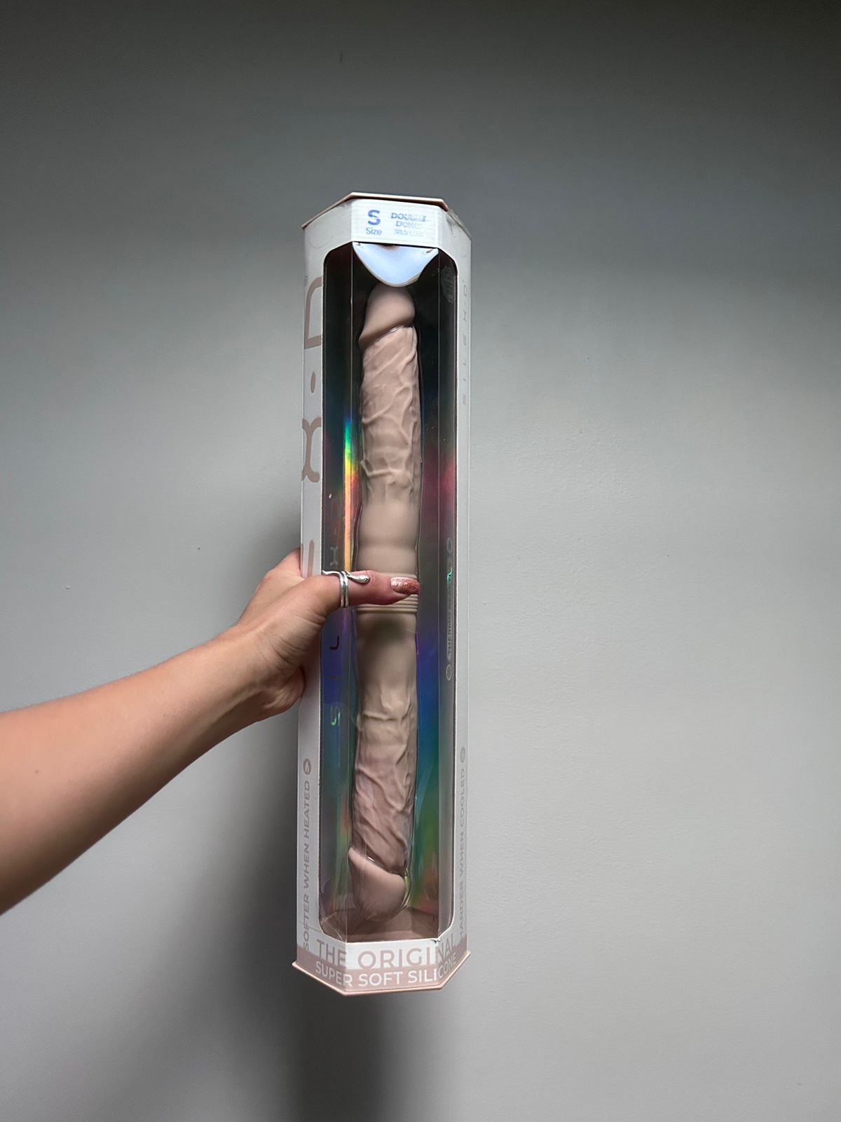 Dildo Doble Silicona SilexD 38,5 cm – Doble Penetración y Sensación Realista