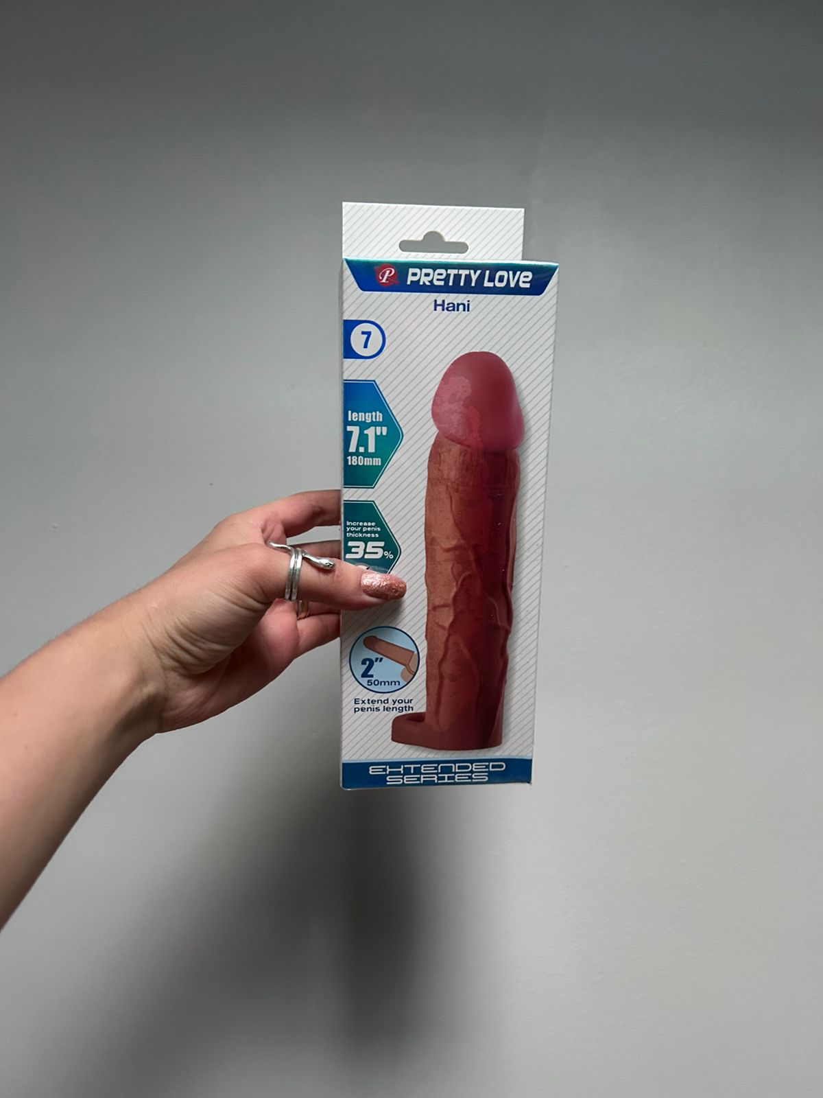 Funda Extensora Pretty Love Hani | Extensor de Pene Realista