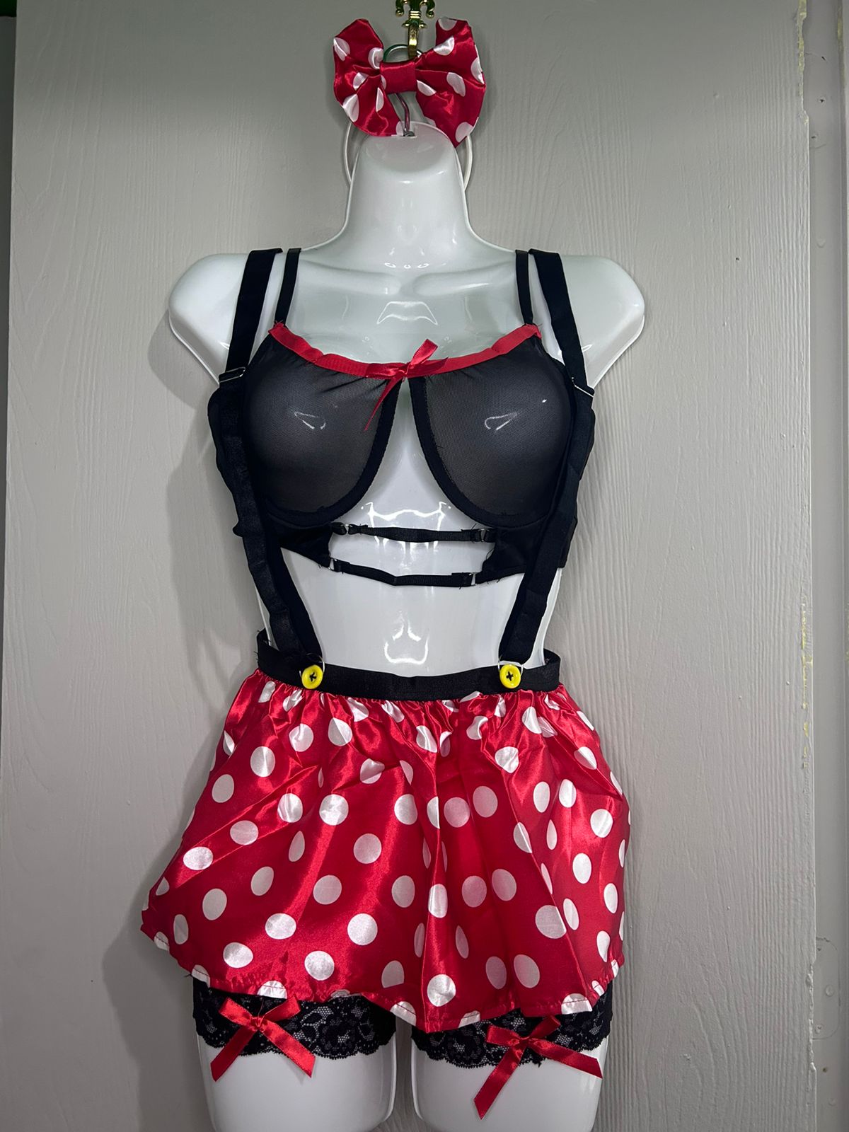 Disfraz Sexy Minnie Mujer – Lencería Erótica 5 Piezas Chile