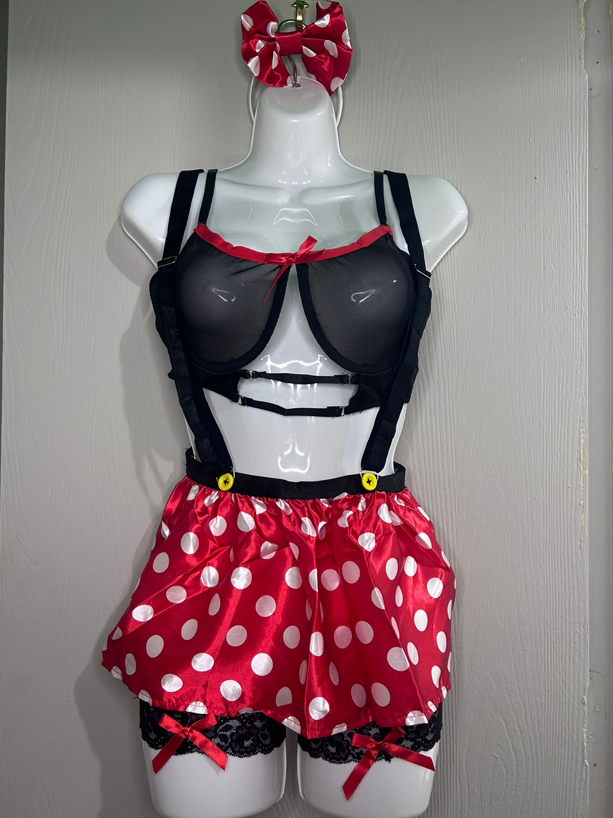 Disfraz Sexy Minnie Mujer – Lencería Erótica 5 Piezas Chile