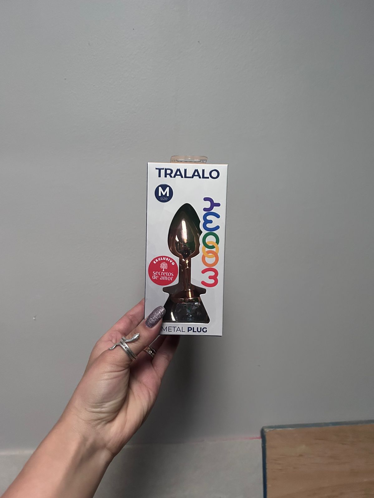 Plug Anal Metálico Wooomy Tralalo | Plug Anal de Acero Elegante