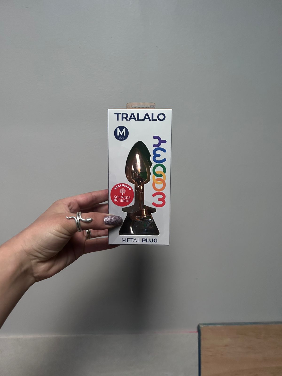 Plug Anal Metálico Wooomy Tralalo | Plug Anal de Acero Elegante