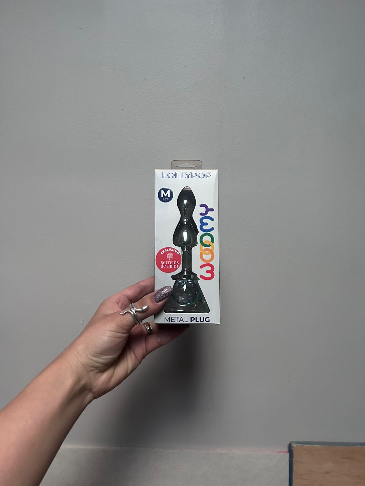 Plug Anal Metálico Wooomy Lollypop | Plug Anal de Acero con Doble Bola